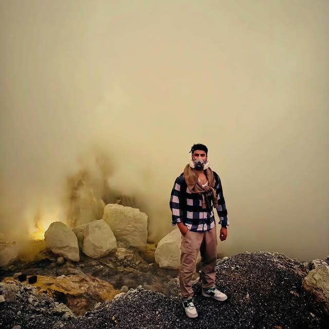 Sulfur crater, 2025